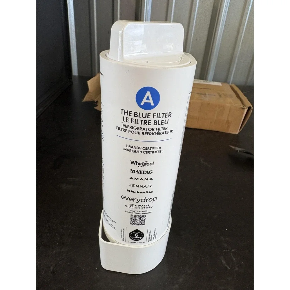 EveryDrop 3 Refrigerator Water Filter EDR3RXD1 White Blue Filter A Whirlpool